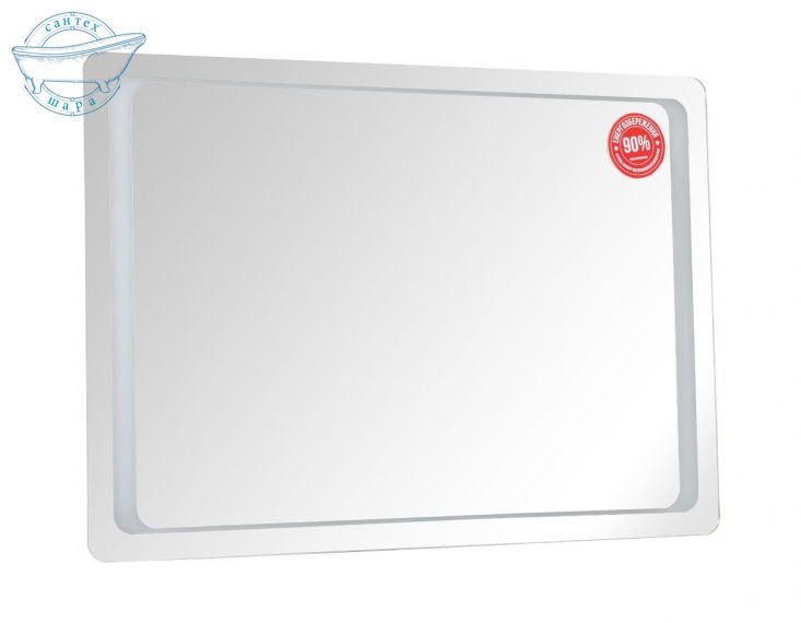 Зеркало Аква Родос Омега 100 см с LED подсветкой АР000001225 - фото 3