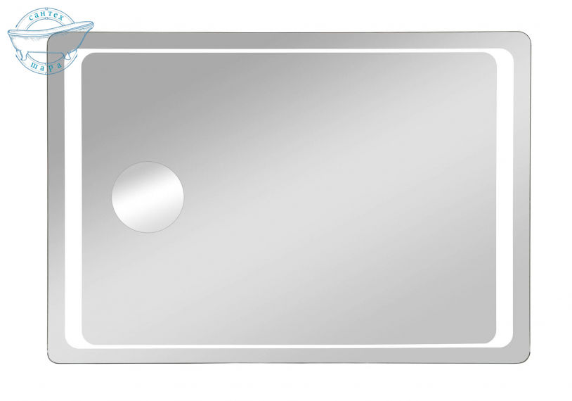 Зеркало Омега Люкс 100 см с LED подсветкой АР000001230 - фото 1