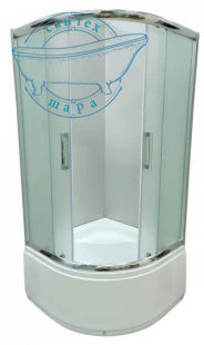 Душевая кабина Artex 100x100 (Профиль - хром, стекло - матовое) HRT80-01 (100)