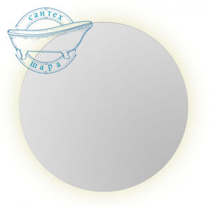 Зеркало Volle Luna Ronda 70 см 1648.50077700 с контражурной подсветкой