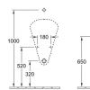 Писсуар механический Villeroy&amp;Boch O.Novo 75020001 - превью 2