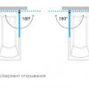 Шторка для ванны Koller Pool 75x130 (Профиль - хром, стекло - прозрачное) MP93 - превью 2