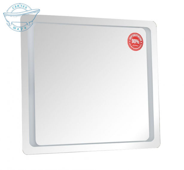 Зеркало Аква Родос Омега 80 см с LED подсветкой АР000001227 - фото 3