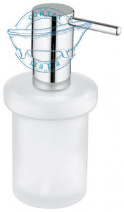 Дозатор жидкого мыла с держателем GROHE Essentials Cube 40756001