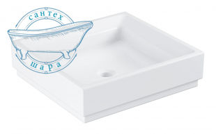 Раковина для ванной накладная Grohe Cube Ceramic 50 альпин-белый 3948100H