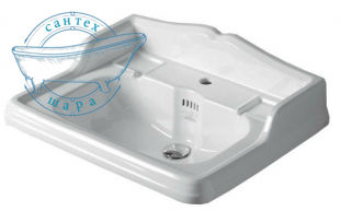 Раковина для ванной подвесная Simas Arcade белая AR824