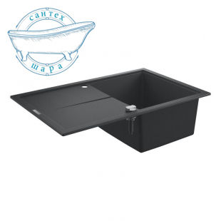 Мойка для кухни прямоугольная композитная Grohe K400 50-C 78/50 1.0 черный 31639AP0