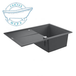 Мойка для кухни прямоугольная композитная Grohe K400 50-C 78/50 1.0 серый 31639AT0