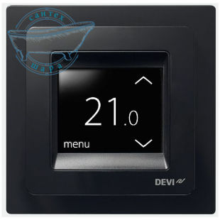 Терморегулятор электронный Devi DEVIreg Touch, черный 140F1069