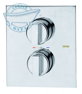 Смеситель для ванной с термостатом 3 потребителя GRB Kala хром 146800