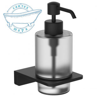Дозатор для жидкого мыла Volle De la Noche настенный черный матовый 10-40-0030-black