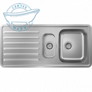 Мойка для кухни встраиваемая Hansgrohe S41 S4111-F540 нержавеющая сталь 43342800
