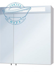 Зеркальный шкаф Мойдодыр Лагуна ЗШ-80х80 с подсветкой LED 00-00002880