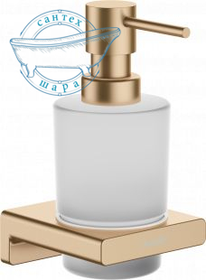 Дозатор для жидкого мыла Hansgrohe AddStoris матовая бронза 41745140