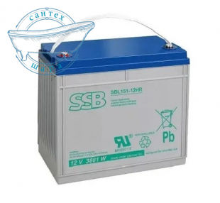 Аккумулятор электропитания для квартиры и дома SSB SBL-151 12HR 12V
